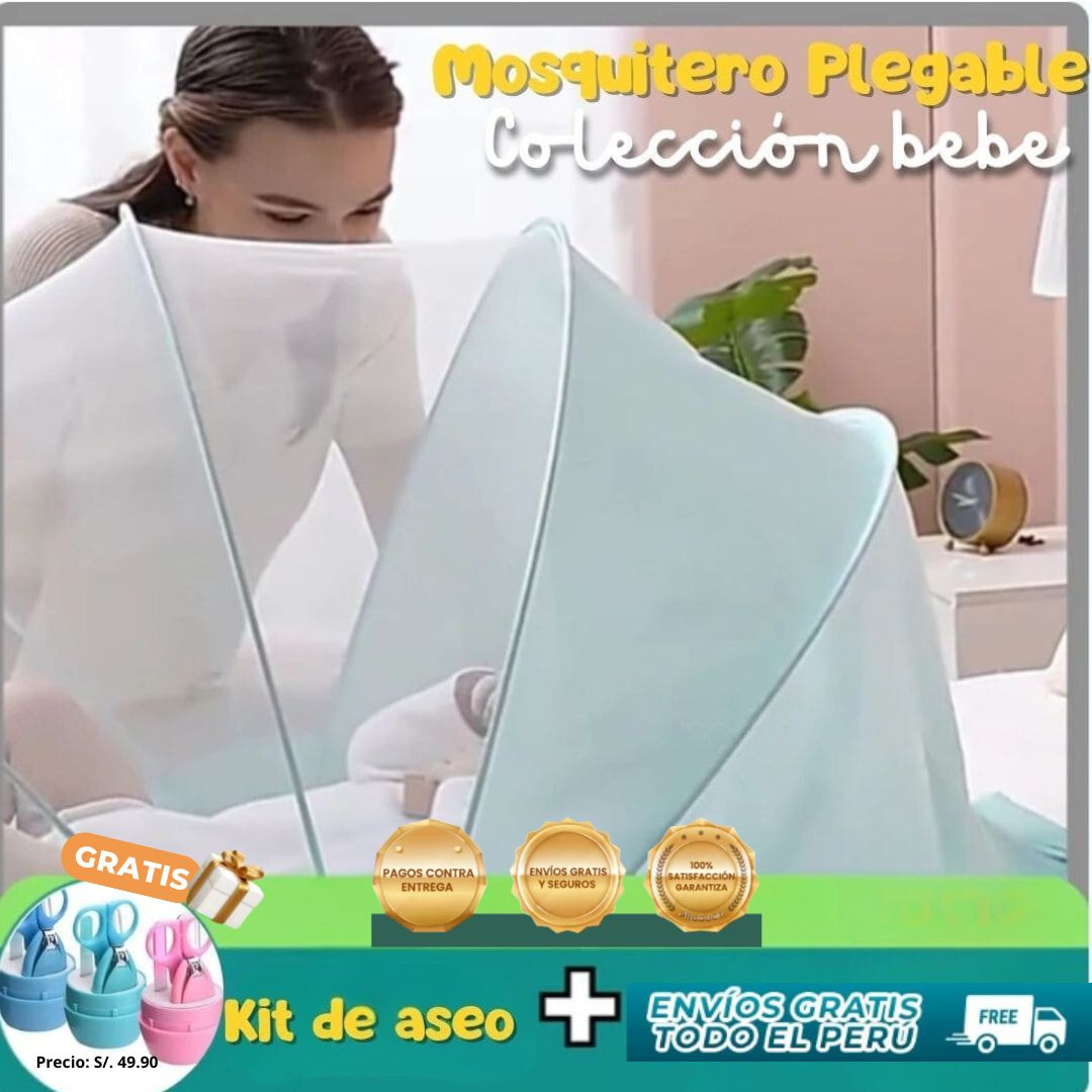 🛏️🔥 La mosquitera que TODAS las mamás están buscando